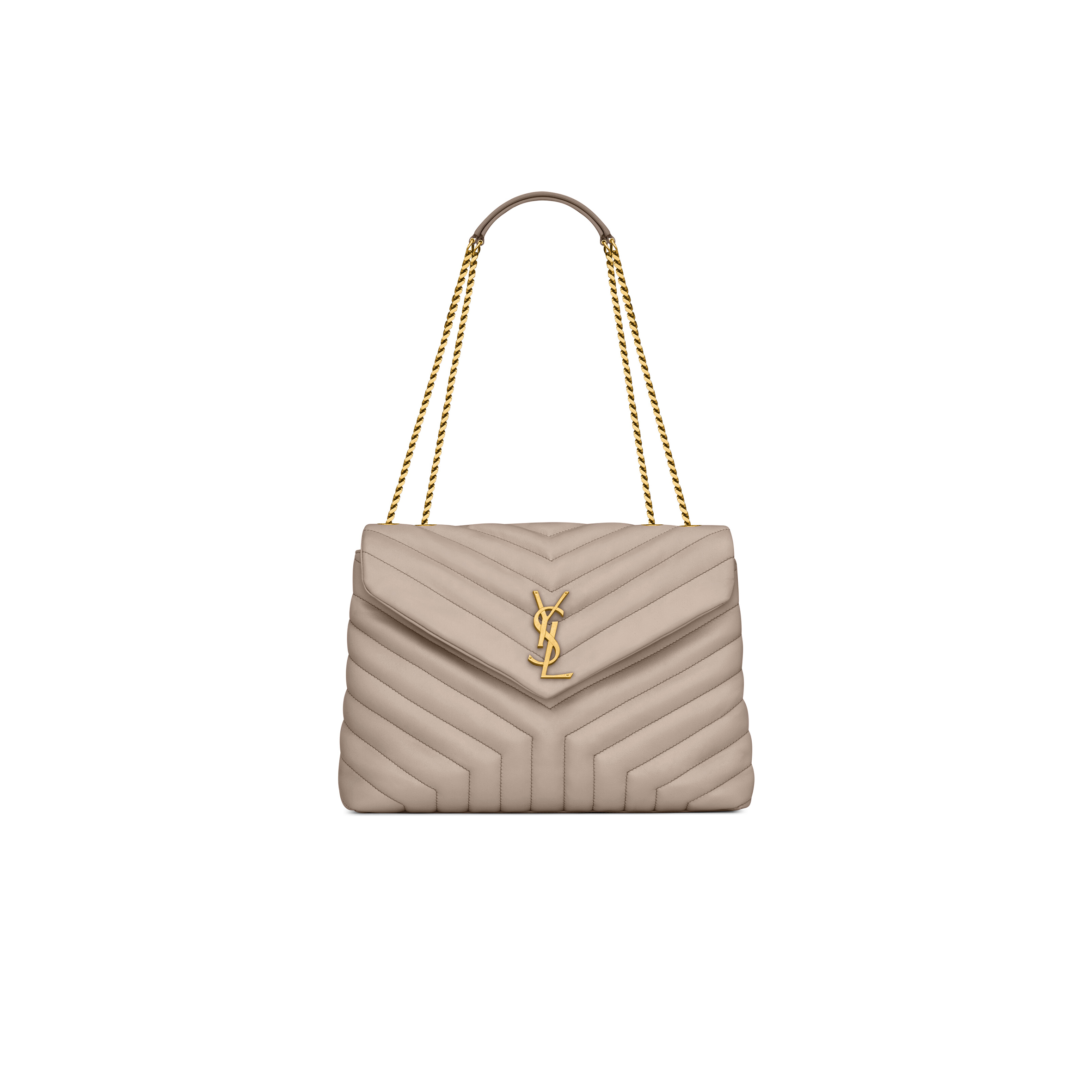 YSL LOULOU MEDIUM IN QUILTED LEATHER 574946DV7272826 (32*22*12cm)